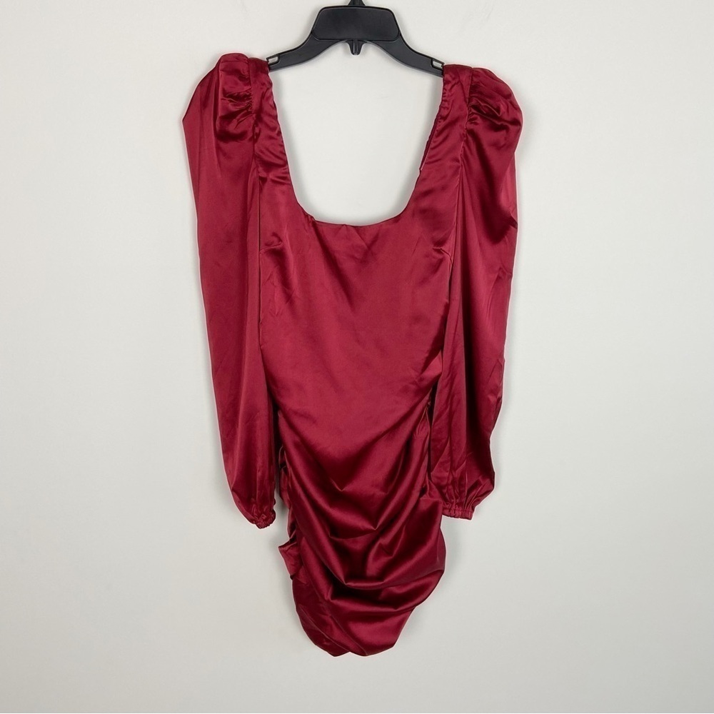 More To Come Blaire Mini Dress in Wine Size S - Picture 3 of 10